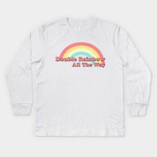 Double Rainbow Kids Long Sleeve T-Shirt